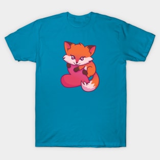 Cute Foxy Heart T-Shirt